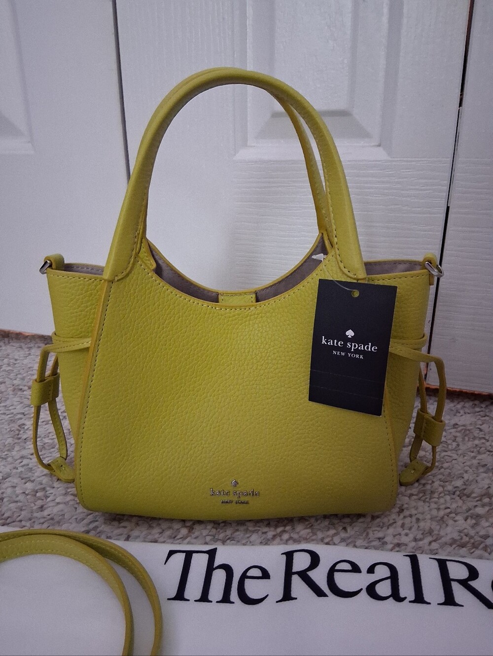 NWT! Kate Spade Pebbled Leather "Stash" Small Crossbody Satchel - Picture 7 of 15